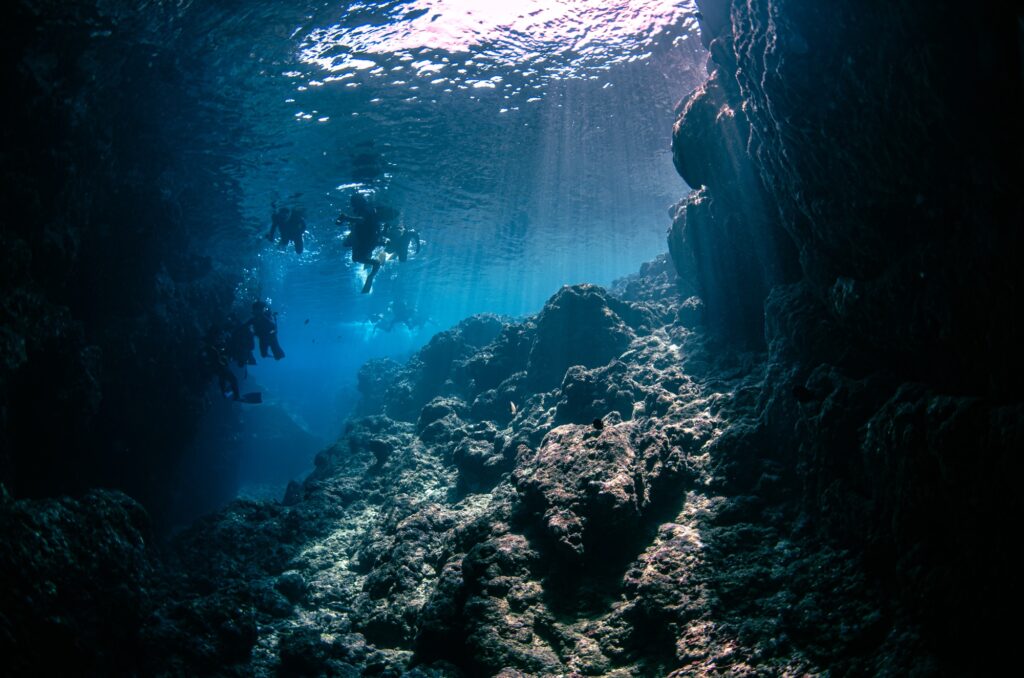 青の洞窟　ダイビング
