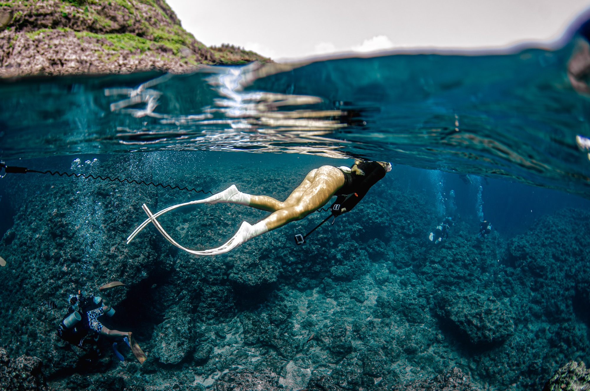 恩納村真栄田岬 スキンダイビング