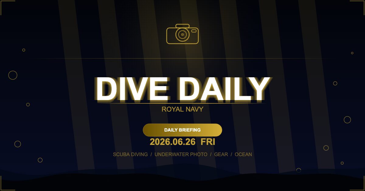 【DIVE DAILY】2026年06月26日（金）— Royal Navy — 世界のダイビング最新情報