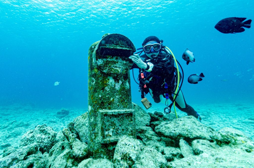 砂辺 水中ポスト