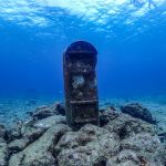 砂辺 水中ポスト・砂辺水中遺跡2ビーチダイビング