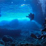 晴天の恩納村 万座ホーシューでダイビング