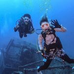 べた凪の沖縄古宇利島 USSエモンズファンダイビング