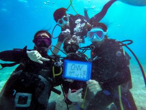 うちなーんちゅ女子ダイビングライセンス取得おめでとう!!