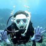 ダイビングライセンス講習　べた凪の恩納村！！