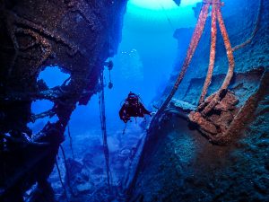 USSエモンズ ファンダイビング、べた凪のエモンズ!