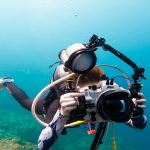 沖縄　真栄田岬でフォトダイビング＆水中クリーン！