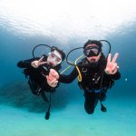 沖縄本島北部本部で体験ダイビング！